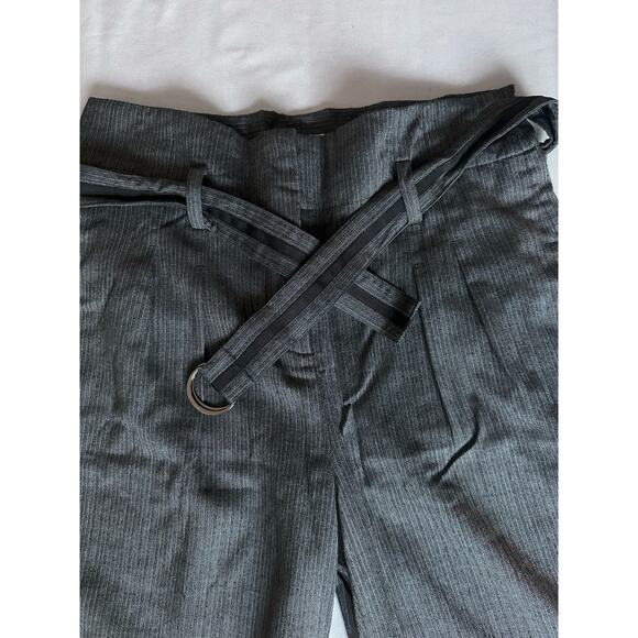 Robin Howe Women’s Gray Wool Blend Wide-leg Herringbone dress pants- size 12 - Picture 5 of 8